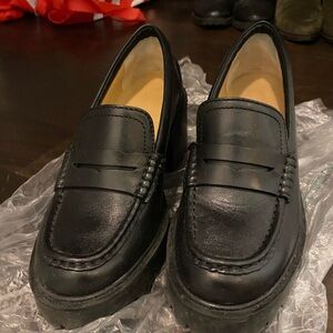 Madewell Gorman Heeled Lug Loafer